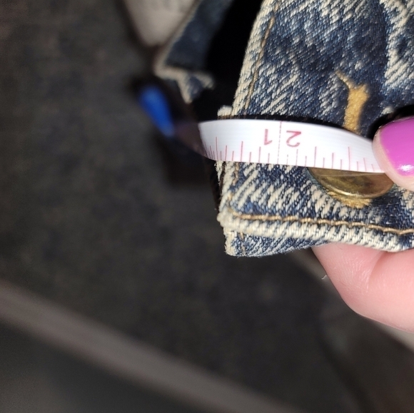 DENIM Vintage Hand painted Jacket - Picture 12 of 14